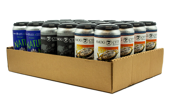 Rotating Brews Quarterly Big Smog Beer Box,  (6) 4-packs