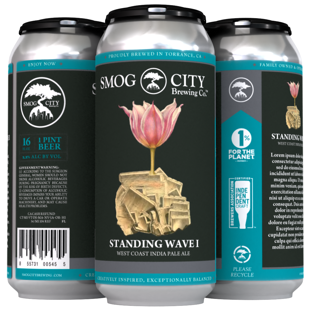 Standing Wave IPA 16oz 4-pack (CA Beer Shipping)