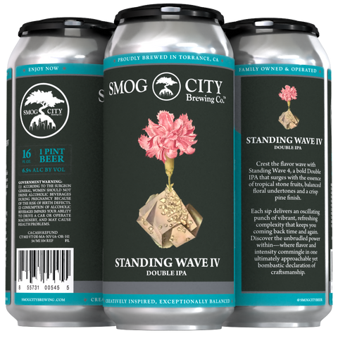 Standing Wave 4 Double IPA 16oz 4-pack (CA Beer Shipping)