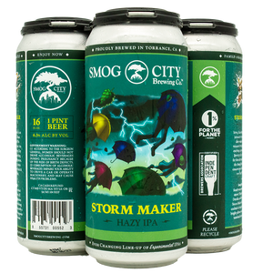 A 4-pack of Storm Maker Hazy IPA