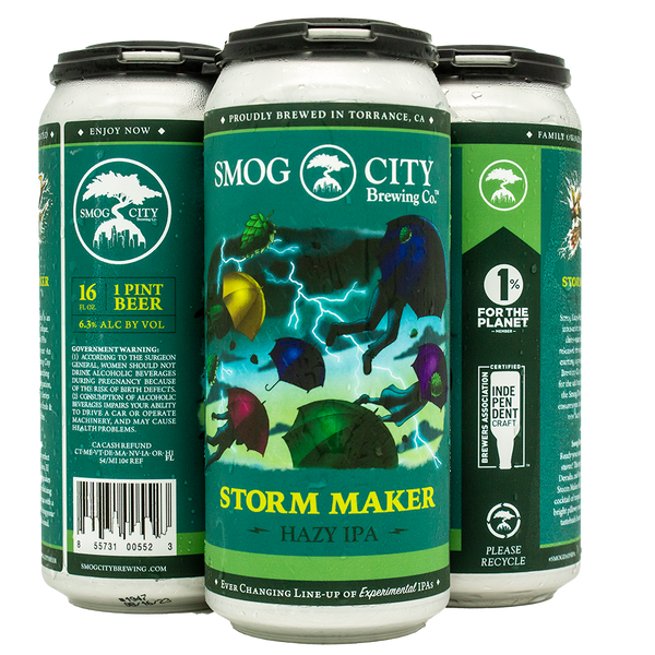 A 4-pack of Storm Maker Hazy IPA