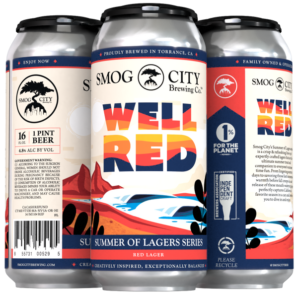 4-pack of well red lager